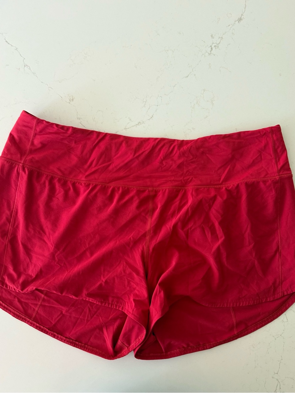Women’s Red Active Shorts - Lightweight Performance